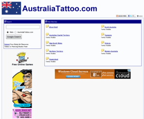 australiatattoo.com: Australia Tattoo
Directory of Tattoo and Body Piercing in Australia