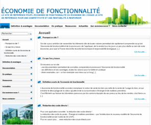 economiedefonctionnalite.fr: Le site de référence pour l'économie de fonctionnalité ou économie de l'usage
Le site de référence pour une compétitivité et une rentabilité â renforcer: définition, exemples, documentation, actualités, etc.