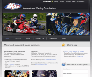internationalkarting.com: International Karting Distributor
We are Australia's largest direct importer and stockist of Karts, parts, apparel, race gear and equipment