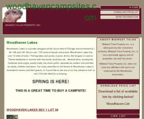 woodhavencampsites.com: Woodhaven Lakes | woodhavencampsites.com
woodhaven lakes campsites for sale by midwest tulsa property, inc.