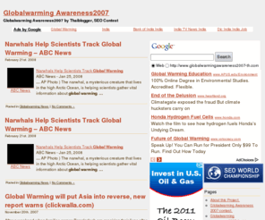 globalwarmingawareness2007-th.com: Globalwarming Awareness2007
Globalwarming Awareness2007 by Thaiblogger, SEO Contest