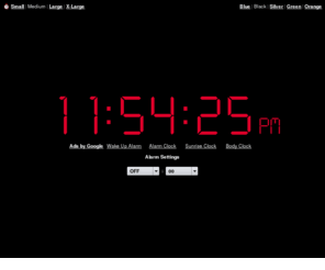 online-alarm-clock.mobi: Online Alarm Clock
Online Alarm Clock - Free internet alarm clock displaying your computer time.