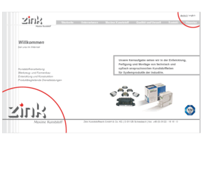 zink-kw.com: Zink Kunststoffwerk | Maxime Kunststoff
Unsere Aufgabe sehen wir in der Entwicklung, Fertigung und Montage von technisch und optisch anspruchsvollen Kunststoffteilen für Systemprodukte