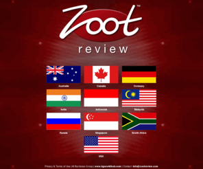 zootreview.com: Zoot Review® » Please select a country
Zoot Review is another information-based advertising concept from the people who brought you Brand Power. Visit the site to find out more.