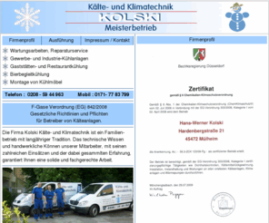 kaeltetechnik-kolski.de: Kaeltetechnik-Kolski-Index
Kaeltetechnik