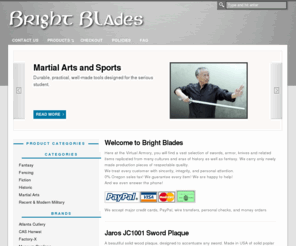 brightblades.com: Bright Blades | Own a real sword! Affordable, quality swords at the virtual armory of Bright Blades!
