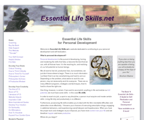 essentiallifeskills.net: Essential Life Skills for Personal Development and Growth
Essential Life Skills, a website dedicated to contributing to your personal development and self-realization.