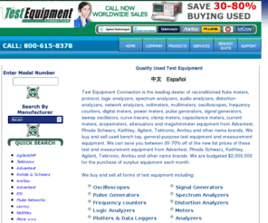 testequipmentconnection.net: Advantest Test Equipment, Rohde Schwarz, Keithley, Agilent, Anritsu & Tektronix Used Test Equipment
Test Equipment Connection is a specialist in used test equipment including fluke meters, voltmeters, power meters, network analyzers, logic analyzers, oscilloscope from Advantest, Rohde Schwarz, Keithley, Agilent, Tektronix, Anritsu and more.