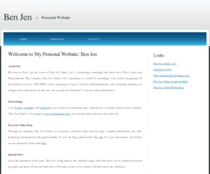 ben-jen.info: << Ben Jen >> Personal Website
Ben Jen, entrepreneur, business owner, personal website.
