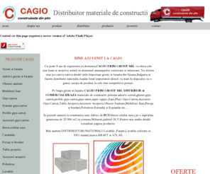cagio.ro: Cagio-distribuitor materiale de constructii, distribuite nationala
Cagio-distribuitor materiale de constructii, distributie nationala