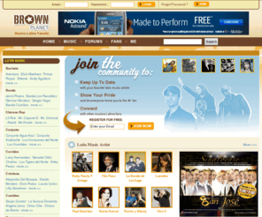 eljilguero.com: BrownPlanet.com | Musica Latina Fansite Where Musica Fans Rule - Meet Musica Latina Artists & Fans - 100% Musica
Musica fans where u @? Show your Musica Latina pride and let it be know you're the #1 Musica fan. BrownPlanet.com where Musica fans rule. 100% Musica Latina.