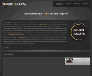 grupobarata.pt: Notícias e Destaques
Website corporativo do Grupo Barata