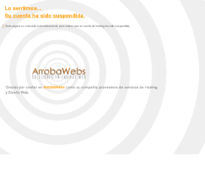 publimagen.com: ArrobaWebs
ArrobaWebs.com - Soluciones en Paginas Web. Tambien contamos con servicio de hosteo y venta de dominios, entre otros.