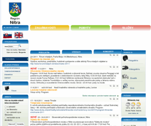 regionnitra.sk: Aktuálne podujatia
Nitra, región Nitra, Nitriansky región, regiónnitra, Turisticko informačný portál.