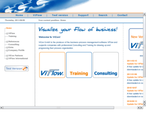 viflow.com: ViCon GmbH
ViCon GmbH - Ihr Partner für die Prozessmanagement-Software ViFlow, Consulting & Training!