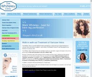 aneurysm-screen.com: Treatment of Varicose Veins at The Whiteley Clinic, Surrey UK
The Whiteley Clinic provides treatments and information on Varicose Veins Conditions