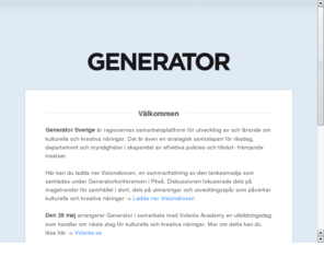 generatorsverige.com: Generator
Generator