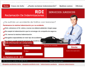 maximaindemnizacionaccidente.com: Indemnizacion accidente
Reclamamos la máxima indemnización por su accidente. Somos abogados especialistas en reclamación de indemnizaciones por accidentes. Consultas GRATIS. ¡Si, Puede reclamar su indemnización por su accidente!