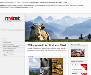 merat.ch: Mérat - Viandes & Comestibles - Home
Beschreibung der Website