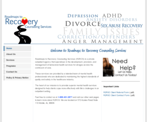 r2rcshelp.com: Roadmaps to Recovery Counseling Service - Home
Roadmap to Recovery Couseling Service Home Page