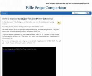 riflescopecomparison.net: Rifle Scope Comparison
Rifle Scope Comparison