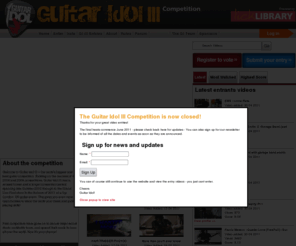 guitaridol.tv: Guitar Idol III - Home Page
