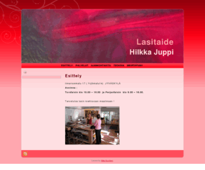 hilkkajuppi.com: Lasitaide: Esittely
