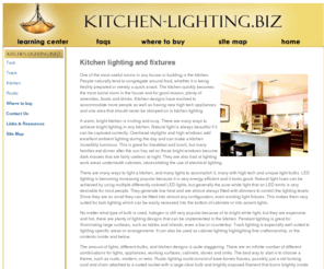 kitchen-lighting.biz: Kitchen Lighting
Kitchen Lighting - So, you have just remodeled your kitchen -- you have all new appliances, beautiful countertops, lovely cabinets, a snazzy backsplash, and expensive tile floors, but something still seems to be missing That is right  you might have overlooked one of the most important things in a kitchen makeover: your kitchen lighting.