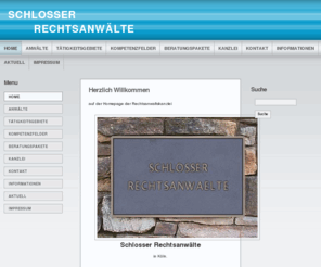 raschlosser.de: Schlosser Rechtsanwälte - Herzlich Willkommen
Homepage von Schlosser Rechtsanwälte, Köln