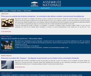 assemblee.mobi: Assemblée nationale
Assemblee nationale, Republique francaise, site mobile