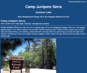 campjuniperoserra.com: Camp Junipero Serra
Camp Junipero Serra