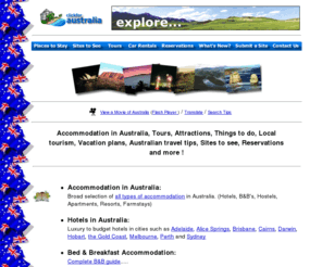 clickforaustralia.com: Plan your vacation to Australia. Accommodation in Australia, tours and  sites to see
Accommodation in Australia, tours, attractions and more. Plan your vacation to Australia.