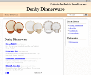 denbydinnerware.net: Denby Dinnerware
Denby Dinnerware has the most distinct and elegant designs available to fit your dinnerware needs.