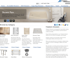 freedomshowers.com: Accessible Showers, Freedom to Live Independently
Accessible showers, enjoy bathing in comfort