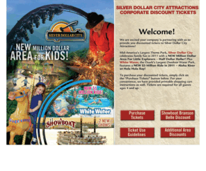 sdcdemo.com: Silver Dollar City Attractions 2011 Corporate Discount Program
