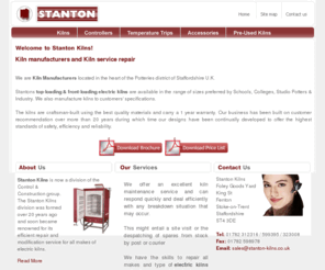 stanton-kilns.co.uk: New Kiln Furnaces, Refurbished Kilns, Front Loading Kiln, Kiln Manufacturer & Kiln Service Repair Contracts in the Midlands, UK
Stanton Kilns - We provide a wide range of new kiln furnaces that are preferred by Schools, Colleges, Studio Potters & Industry. We are also known as a kiln manufacturers and our furnaces carry a 1 year warranty.  Our service department supports our front loading kilns and we offer a kiln service and repair contracts to our customers for all makes of electric kilns.