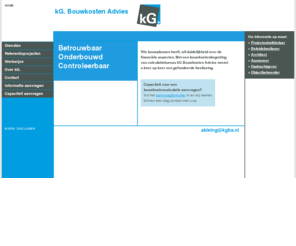 bouwkosten.biz: Bouwkundig calculatiebureau kG Bouwkosten Advies
Ervaren, resultaatgericht calculatiebureau in Waddinxveen. Onze bouwkostenbegrotingen zijn betrouwbaar, onderbouwd en controleerbaar. U krijgt helder en duidelijk inzicht in de financiële aspecten van uw bouwplannen.