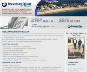 desatascoschiclana.es: Desatascos Chiclana | No cobramos desplazamiento | Telefono 697212249
Desatascos Chiclana, No cobramos desplazamiento, Telefono 697212249