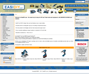easidiy.com: EasiDIY.com, DIY Home Building and Trade Made Easy
EasiDIY.com :  - Bathroom Bedroom Building Car Center Decorating Electrical Furniture Garage Garden Home Hardware Kitchenware Ladders & Access Lighting Plumbing Power Tools Safety Equipment Security Trade Tools diy,trade,house,building,project,advice