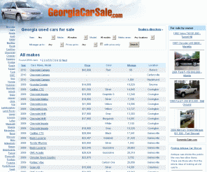 georgiacarsale.com: Georgia used cars for sale
All makes used cars for sale from auto dealers located at Georgia Any locations. Updated daily. Fast and easy search system.