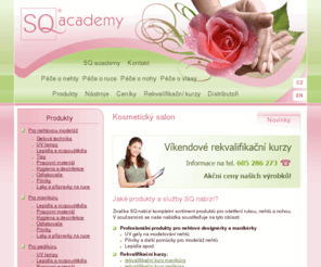 sq-academy.cz: SQ academy – kosmetický salon
SQ academy – kosmetický salon, rekvalifikační kurzy, nehtová modeláž, manikúra, pedikúra, péče o vlasy, zpevňování vlasů LiteRam