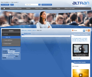 talenjob.net: ALTRAN - Our Opportunities
Our Opportunities