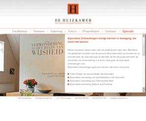 bijzondereontmoetingen.com: Exclusieve vergaderlocatie De Huizkamer
De Huizkamer - exclusieve vergaderlocatie in Huizen