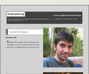 exojo.org: Familia Exojo
