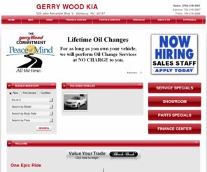 kiasalisbury.com: New and Used Kia Dealer Charlotte and Salisbury | Gerry Wood Kia
Visit Gerry Wood Kia for a variety of new and used cars by Kia in the Charlotte and Salisbury area. Our greater Charlotte and Salisbury Kia dealership is ready to assist you!