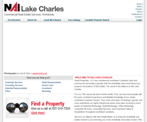 nailakecharles.com: NAI Lake Charles - Louisiana based Commercial Real Estate Services
We have local people with 60 years combined experience and detailed knowledge of our unique southwest Louisiana market.