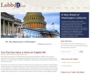 nonprofitlobbying.com: Washington DC's Top Lobbying Firm - Lobbyit.com
LobbyIt.com is a groundbreaking lobbying firm with a new breed of transparent and affordable Washington lobbyists.