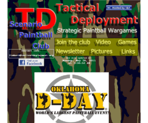 tacticaldeployment.org: Tactical Deployment
Tactical Deployment is a club that plays and promotes scenario paintball games in central West Tennessee area.
