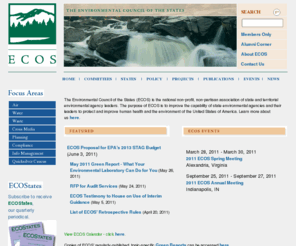 ecos.org: Environmental Council of the States
