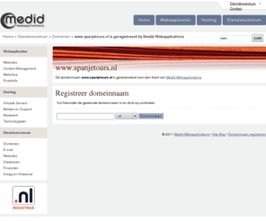 spanjetours.nl: spanjetours.nl is geregistreerd bij Medid Webapplications
spanjetours.nl is geregistreerd bij Medid Webapplications